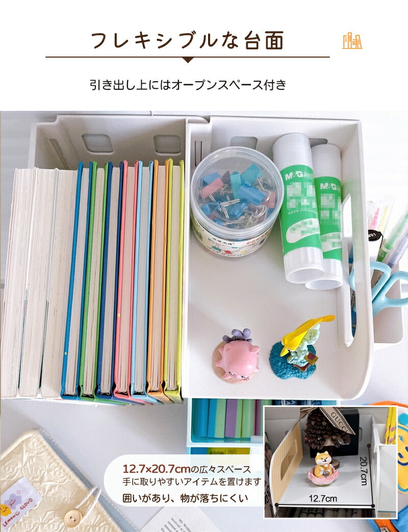 ファイルボックス 卓上 卓上収納 ブックスタンド ペン立て デスク 小物 ホルダー 引き出し ホワイト ペンスタンド デスクオーガナイザー ブックエンド 卓上ブックスタンド 本棚 収納ケース 卓上本棚 収納ラック 本立て ファイル立て