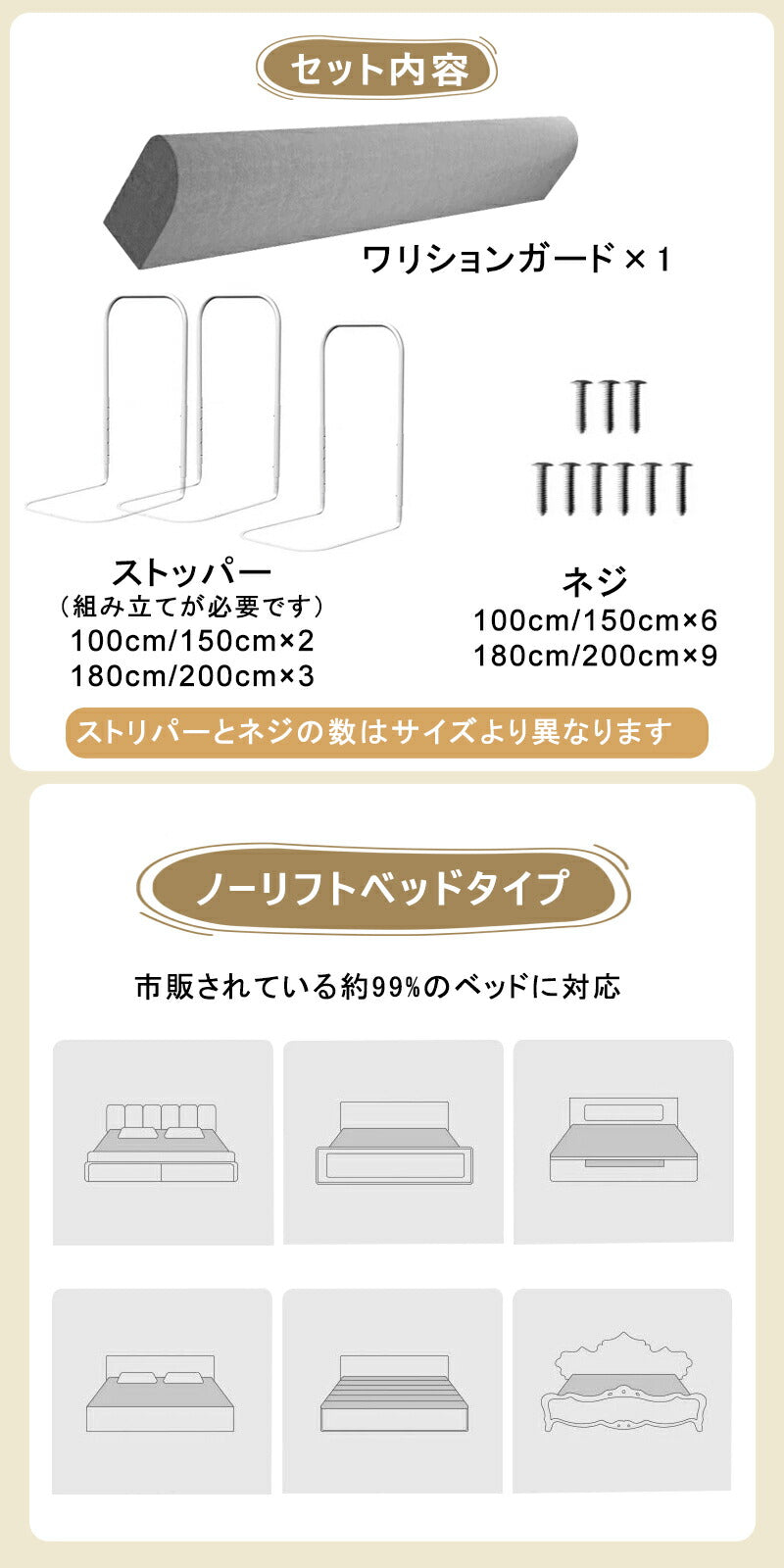 ベッドガード 赤ちゃん クッション 転落防止 自由変形 ベッドフェンス クッション ベビー 高密度スポンジ マルチタイプ 高さ23cm 33cm 洗濯可能 取り外し可能 洗える 100/150/180/200cm 子供 添い寝 出産祝い ベビーガード ベッド