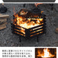 焚き火台 キャンプ ゴトク 焚き火 BBQ 収納袋付き ブラック 防炎 スパッタ 2-4人用 ステンレス鋼 １台多役 灰受け付き 薪グリル 炊き火台 燃焼効率高い お洒落 アウトドア バーベキューコンロ 薪台 手入れ簡単 大型 たき火台