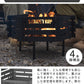 焚き火台 キャンプ ゴトク 焚き火 BBQ 収納袋付き ブラック 防炎 スパッタ 2-4人用 ステンレス鋼 １台多役 灰受け付き 薪グリル 炊き火台 燃焼効率高い お洒落 アウトドア バーベキューコンロ 薪台 手入れ簡単 大型 たき火台