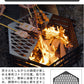 焚き火台 キャンプ ゴトク 焚き火 BBQ 収納袋付き ブラック 防炎 スパッタ 2-4人用 ステンレス鋼 １台多役 灰受け付き 薪グリル 炊き火台 燃焼効率高い お洒落 アウトドア バーベキューコンロ 薪台 手入れ簡単 大型 たき火台