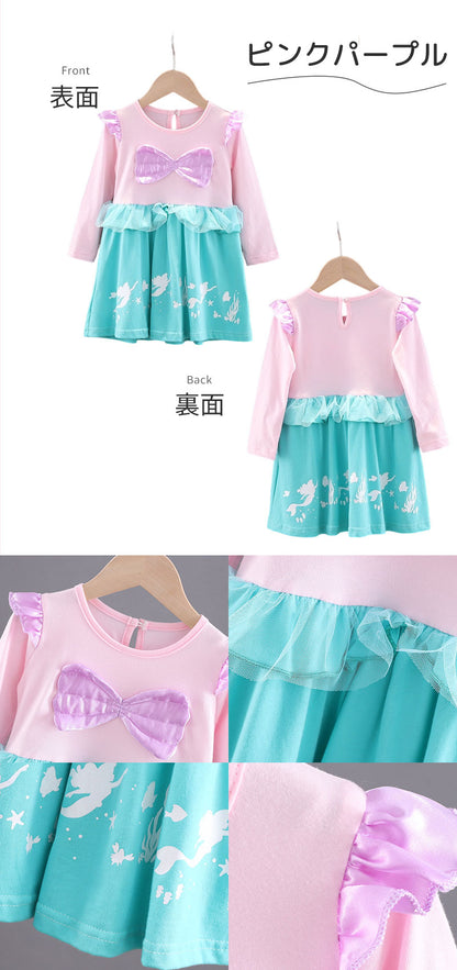 【90～130cm】プリンセスドレス エルサ ドレス プリンセス 半袖 アナ シンデレラ ベル コスプレ 子供 選べる童話風プリンセスドレス ワンピース 衣装 長衣装 コスチューム 仮装 お姫様風 キッズ ドレス 発表会 誕生日 ハロウィン