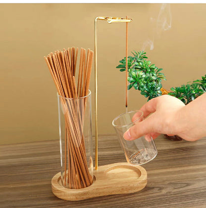 お香立て お香 香炉 線香立て インテリア 灰がこぼれない お洒落 可愛い 吊り下げ 真鍮 ガラス シンプル ブラウン ガラス製 リラックス 仏壇 書斎 瞑想 玄関先 お香立て ガラス おしゃれ 吊り下げ お香たて かわいい インセンスホルダー 立て 置き 入れ スタンド オシャレ