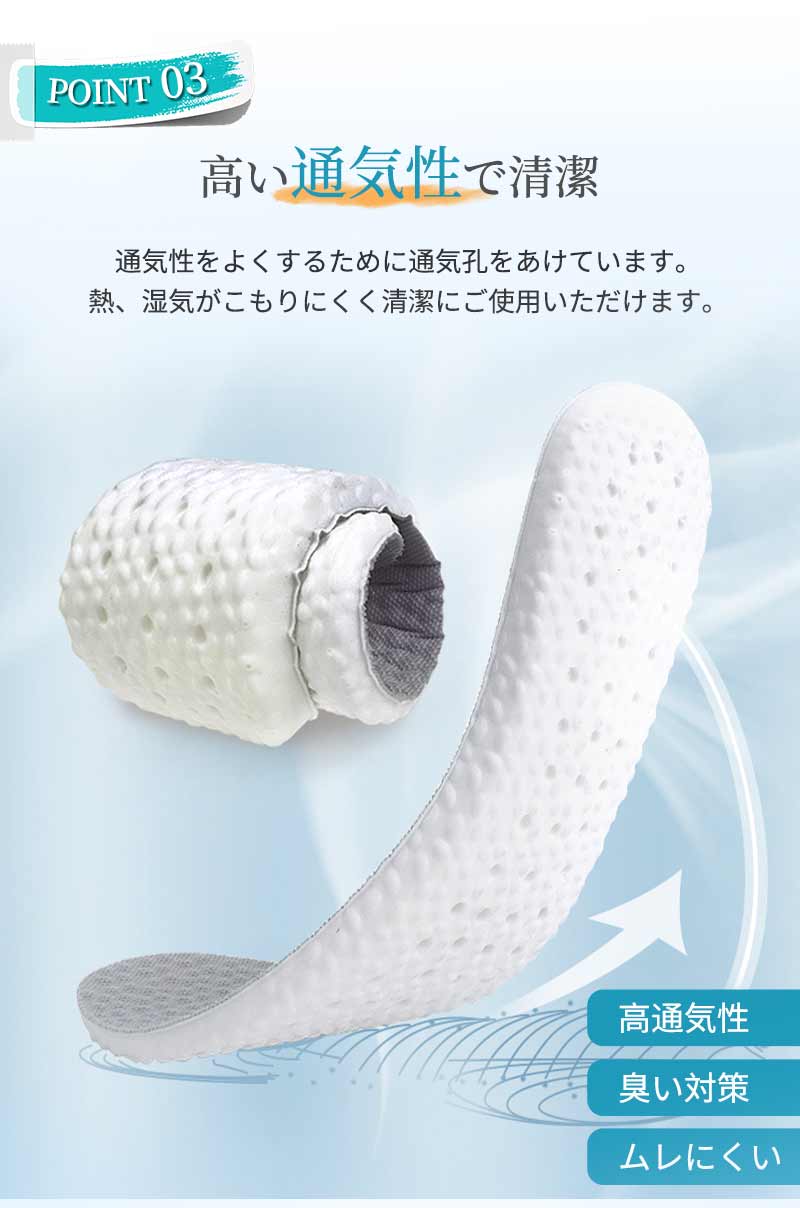 中敷き インソール 立ち仕事 ダイエット 疲れない 靴 ブーツ 超軽量 レディース メンズ クッション 通気 サイズ調整 ふわふわ 足底筋膜炎 扁平足 外反母趾insole-001-hd