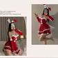 サンタ コスプレ セクシー 兎耳 うさぎ ウサギ 4点セット バニー バニーガール カチューシャ クリスマス コスプレ サンタコス 大人 コスチューム レディーsanta-003