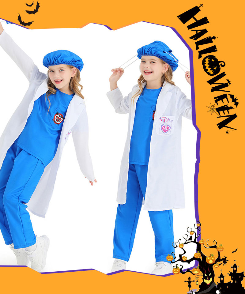 【ハロウイン コスチューム】キッズ ハロウィン衣装 ナース 子供から大人まで コスプレ ハロウィンコスチューム?ハロウィン仮装】ハロウィン仮装 子供 ハロウィンetwsj0009