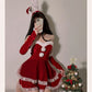サンタ コスプレ セクシー 兎耳 うさぎ ウサギ 4点セット バニー バニーガール カチューシャ クリスマス コスプレ サンタコス 大人 コスチューム レディーsanta-003