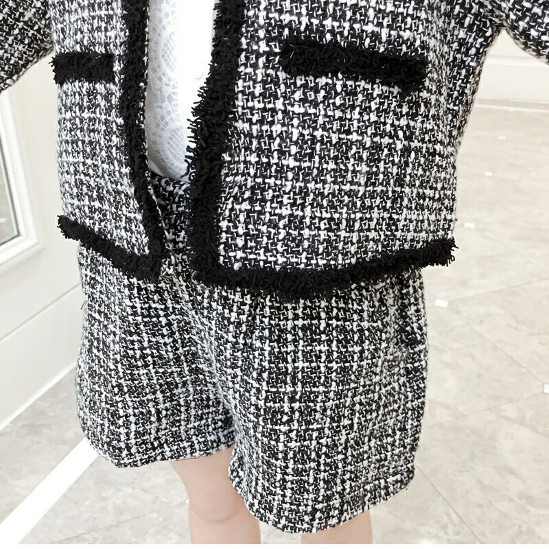 女の子 スーツ 卒業式 小学生 子供服 フォーマルスーツ 入学式 上下セット ベビー 入園式 長袖 キッズ 卒園式 フォーマル 発表会 ジャケット 短パン パン copysku-69