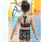 セパレート 子供 水着 女の子 ラッシュガード スクール水着 幼稚園 小学生 中学生 スイミング スクール 海水浴 スイムウェア 水遊び 長袖水着 半袖水着 キ copysku-23