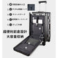 スーツケース キャリーケース フロントオープン キャリーバッグ 多機能 ドリンクホルダー USBポート スマホスタンド 機内持ち込み 軽量 大容量 多収納ポケッsuitcase-4101