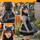 ハロウィン コスプレ 魔女 ゴスロリ ハロウィン 仮装 小悪魔 コスチューム キッズ ゾンビ 魔法使い 魔法子ども ハロウィン衣装 ブラック コスプレ衣装 coetwsj0016