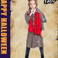 ハロウィン コスプレ イギリス 探偵 探偵服 女の子 男の子 パーティー　ハロウィン　女児　コスチューム 帽子付き　衣装 キャラクター コスチューム ハロウィンetwsj0006