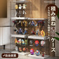 フィギュアケース 高品質 コレクションケース 収納 コレクション ボックス クリアケース 透明展示ケース 積み重ね可能 扉付き 組み立て式 透明 アクリル ケー storage-011