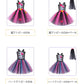 ハロウィンコスプレ悪魔 子供用 骸骨 ホラー 衣装 仮装 子供ドレス 帽子あり ワンピース コスチューム キッズコスプレ ドレス 魔女 コスプレ衣装 悪魔 ウィetwsj0012