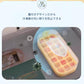 製氷皿 シリコン 製氷器 大容量 アイストレー 透明蓋付 保存ケース 蓋付き 冷蔵庫専用 簡単に取り出す 漏れ防止 超低温耐性 夏休み 冷たい飲み物 ジュース  storage-0137