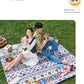 レジャーシート 厚手 大きい クッション 200×200 おしゃれ 5～6人 大判  ピクニックシート 遠足 運動会 防水 アウトドア 洗える 手洗い キャンプ copysku-194