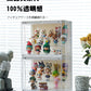 フィギュアケース コレクションケース LEDライト 収納 高品質 コレクション ボックス クリアケース 透明展示ケース 積み重ね可能 扉付き 完成品 透明 アク storage-037