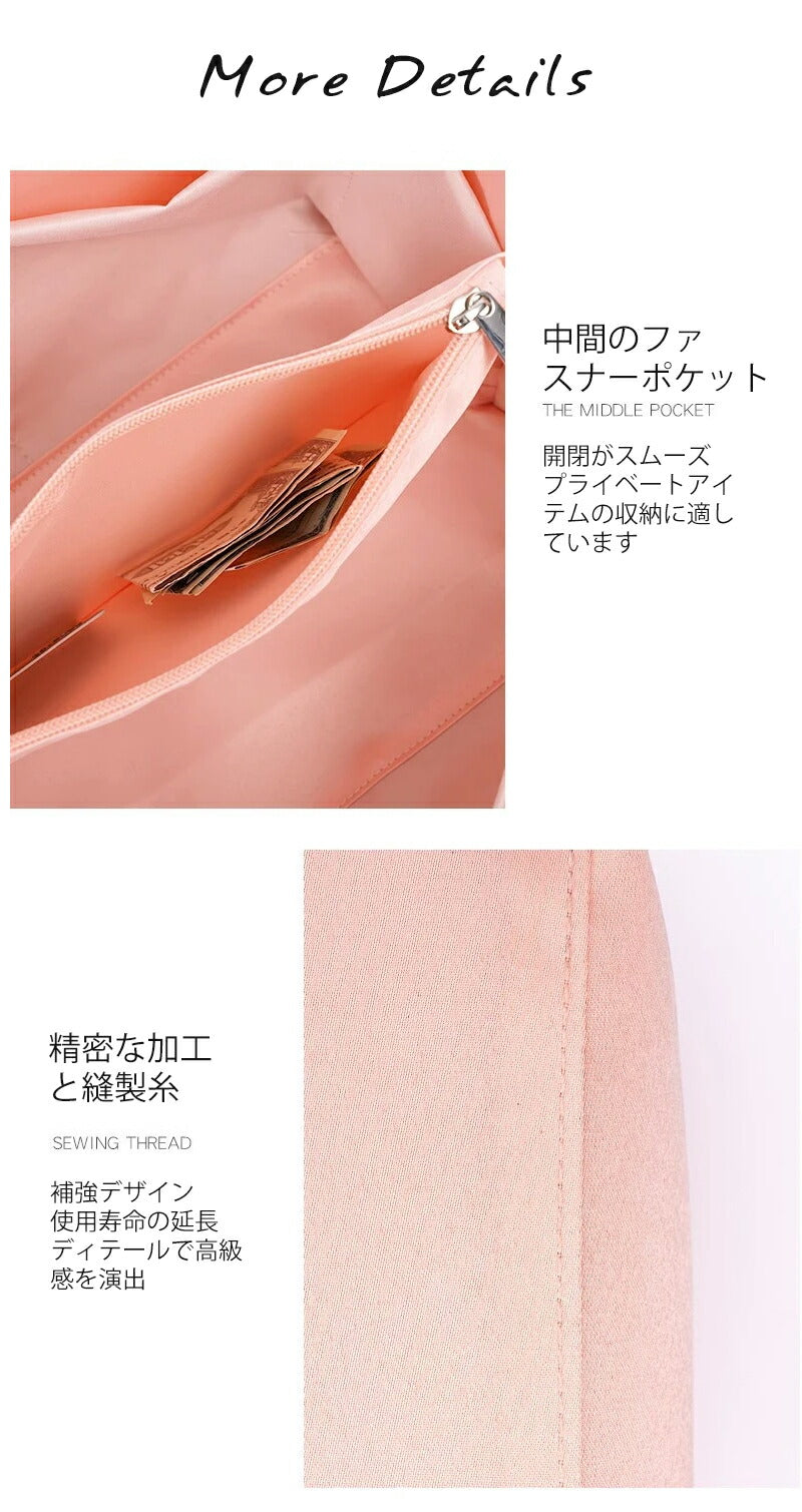 バッグインバッグ インナーバッグ 綾織り 洗える Bag in Bag バッグオーガナイザー 収納力アップ 高級素材 ロンシャンバッグ用 トートバッグ用 軽量 bagbinbag-003