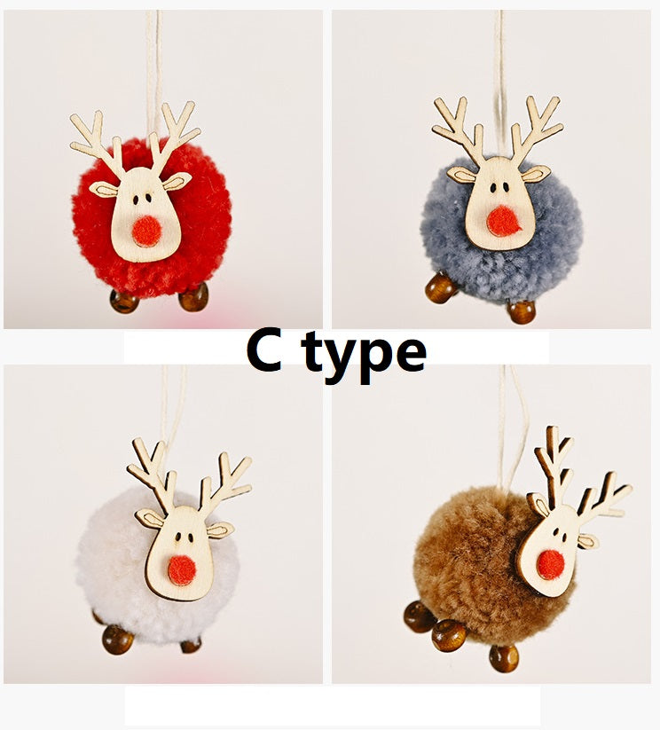 クリスマスオーナメント クリスマス 飾り 3type サンタ クリスマスツリー 飾り付け オーナメント 鈴 リース christmas ornaments 装飾christmas-001