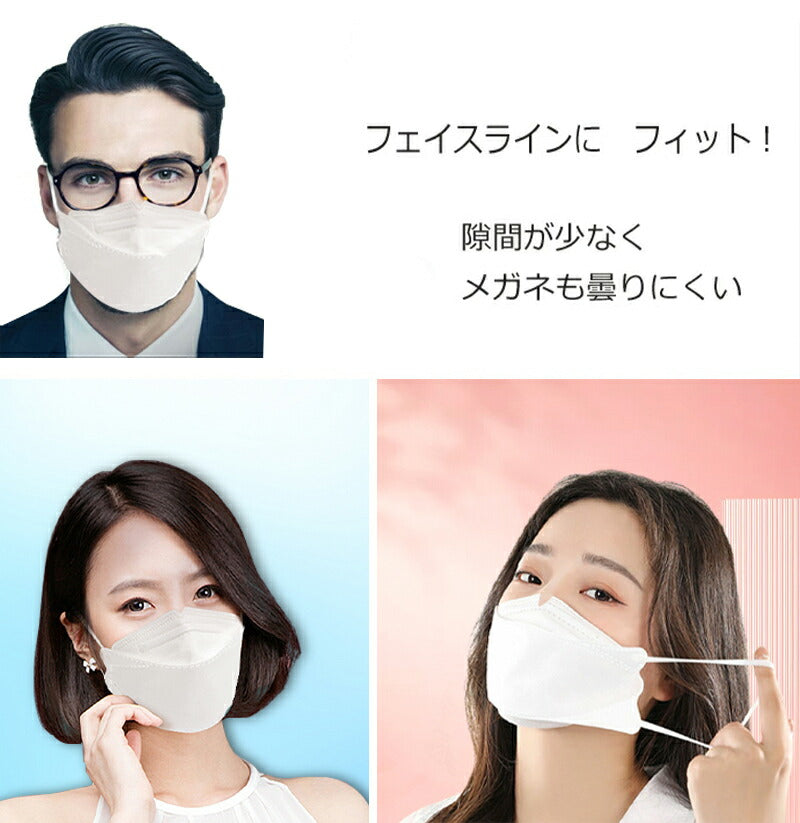 【安心の不織布×接触冷感】冷感マスク 立体マスク 冷感不織布マスク 血色マスク 100枚 QMAX0.35 大人用 マスク 立体 使い捨てマスク 4 copysku-57