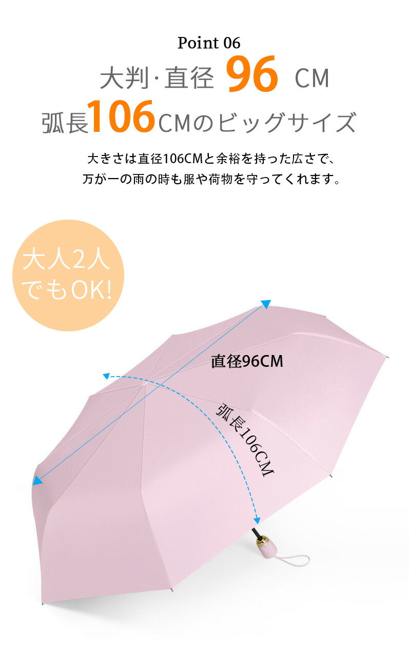 折りたたみ傘 日傘 uvカット 完全遮光 ギフト 自動開閉 遮光率100% レディース 折り畳み傘 軽量 晴雨傘 8本骨 ワンタッチ シンプル 折れにくい 晴雨kasa-1011