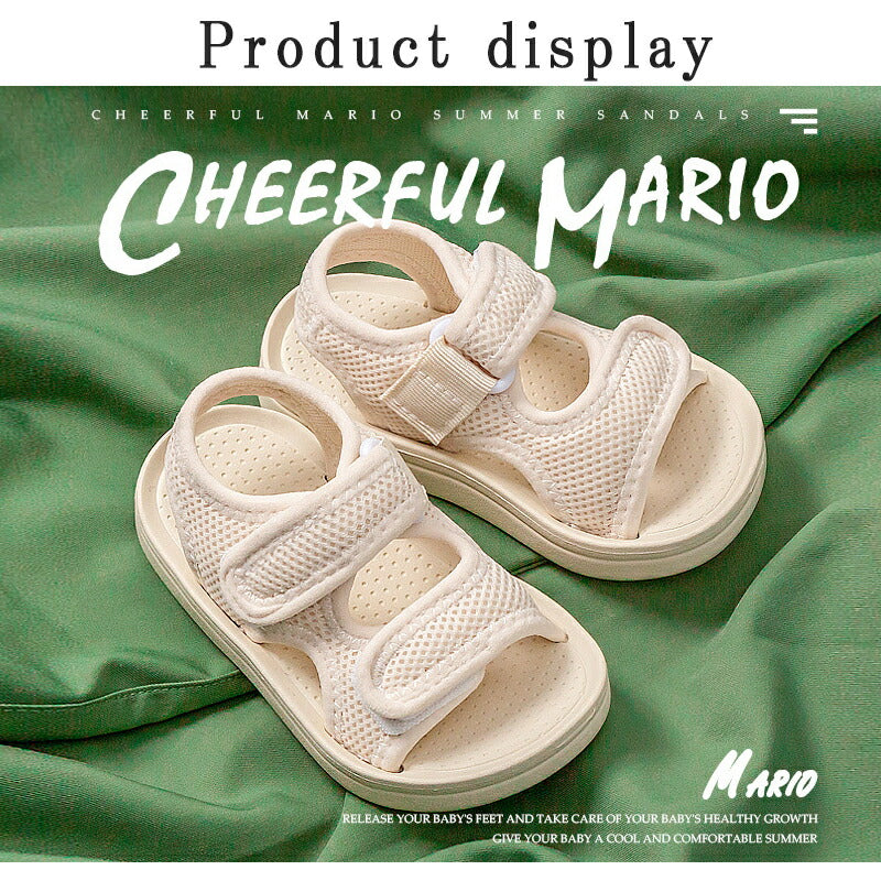 スポーツ　サンダル　男の子　キッズサンダル　子供サンダル 　ベビーサンダル マジックテープ　軽量　履きやすい　 女の子 ベビー 滑 kutu-002