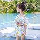水着 キッズ 水着 女の子 セパレート セパレート 子供 水着 女の子 ラッシュガード スクール水着 幼稚園 小学生 中学生 スイミング スクール 海水浴 スイ swimsuit-015