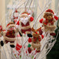 クリスマスオーナメント クリスマス 飾り 3type サンタ クリスマスツリー 飾り付け オーナメント 鈴 リース christmas ornaments 装飾christmas-001