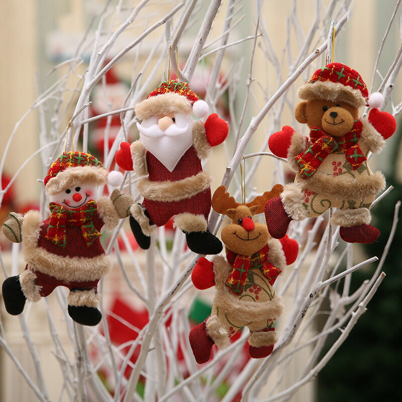 クリスマスオーナメント クリスマス 飾り 3type サンタ クリスマスツリー 飾り付け オーナメント 鈴 リース christmas ornaments 装飾christmas-001
