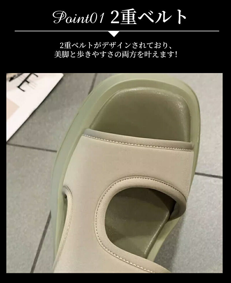 レディース スポーツサンダル 厚底 コンフォートサンダル 軽量 歩きやすい おしゃれ インスタ大人気のダッドシューズ風サンダル ビーチ アウトドア 通勤 通学にsandals-006