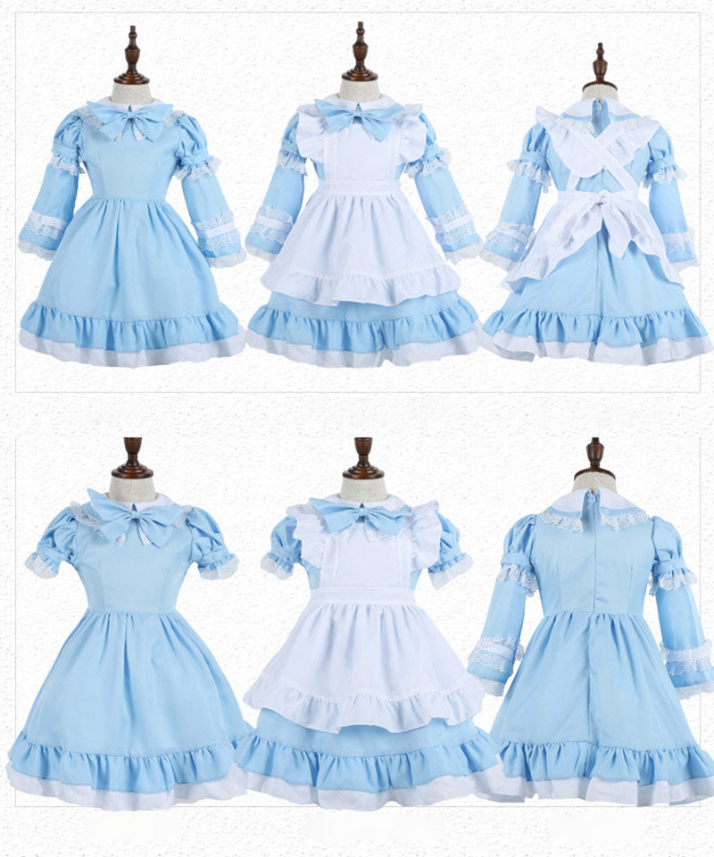 【ハロウイン コスチューム】コスプレ メイド服　女の子 ダンス パーティーハロウィン　キッズドレス ハロウイン　コスプレ メイド服 コスプレ 衣装 コスチュームetwsj0003