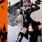 ハロウィンコスプレ衣装　魔法使い  魔女 コスチューム フリンジ付きワンピース　セクシー 魔女 童話 コスチューム コスプレ 衣装 仮装 ハロウィン レディースwsf017