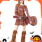 ハロウィン コスプレ 仮装 衣装大人 レディース コスチューム可愛い 　ハロウィン仮装 コスプレ衣装 ヒッピー フリンジ レトロ  ヒップホップ スカート ボヘwsf012