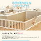 【場所別活用】赤ちゃん ベビーサークル 扉付き ハイタイプ 140×200cm プレイヤード モダン ベビールーム ベビーゲート 長方形 ドア付セットドア つきbabycircle-001