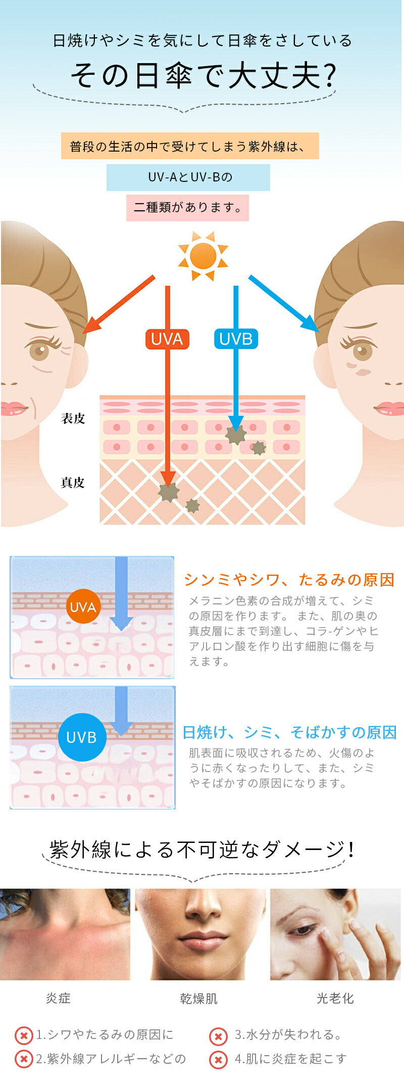 日傘 折りたたみ傘 ワンタッチ 自動開閉 晴雨兼用 傘 折りたたみ傘 日傘 折りたたみ 自動 完全遮光 折り畳傘 撥水 紫外線カット UPF50+ UVカット kasa-3012