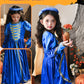 ハロウィン コスプレ 魔女 悪魔　ゴスロリ ハロウィン 仮装 小悪魔 コスチューム キッズ  魔法使い 魔法子ども ハロウィン衣装 ブラック コスプレ衣装 coetwsj0021