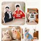 ペット オーダーメイドクッション オリジナルクッション ペット 動物 猫 犬 記念品 抱き枕 両面写真オリジナルクッション ペット メモリアルクッション 供養母 makura-002