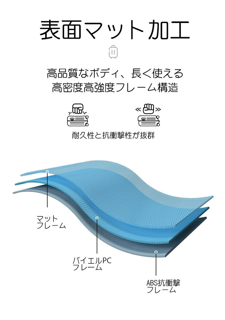 キャリーバッグ 機内持ち込み スーツケース キャリーケース レディース かわいい 泊まる 超軽 TSAロック搭載 大容量 2way Sサイズ Mサイズ トランク suitcase-002-hd