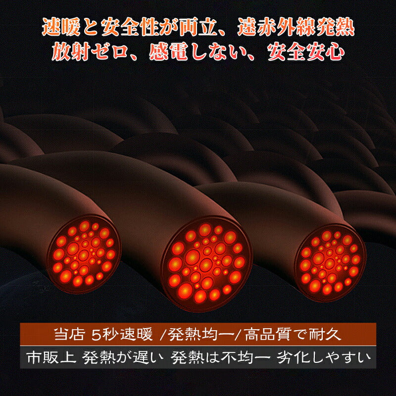 【進化版】電熱ベスト ヒートジャケット 加熱服 3段温度調整 防寒対策 屋外作業 秋冬用 9箇所発熱 バッテリー給電 ヒーター9枚内蔵 男女兼用 メンズ レディbesuto-001