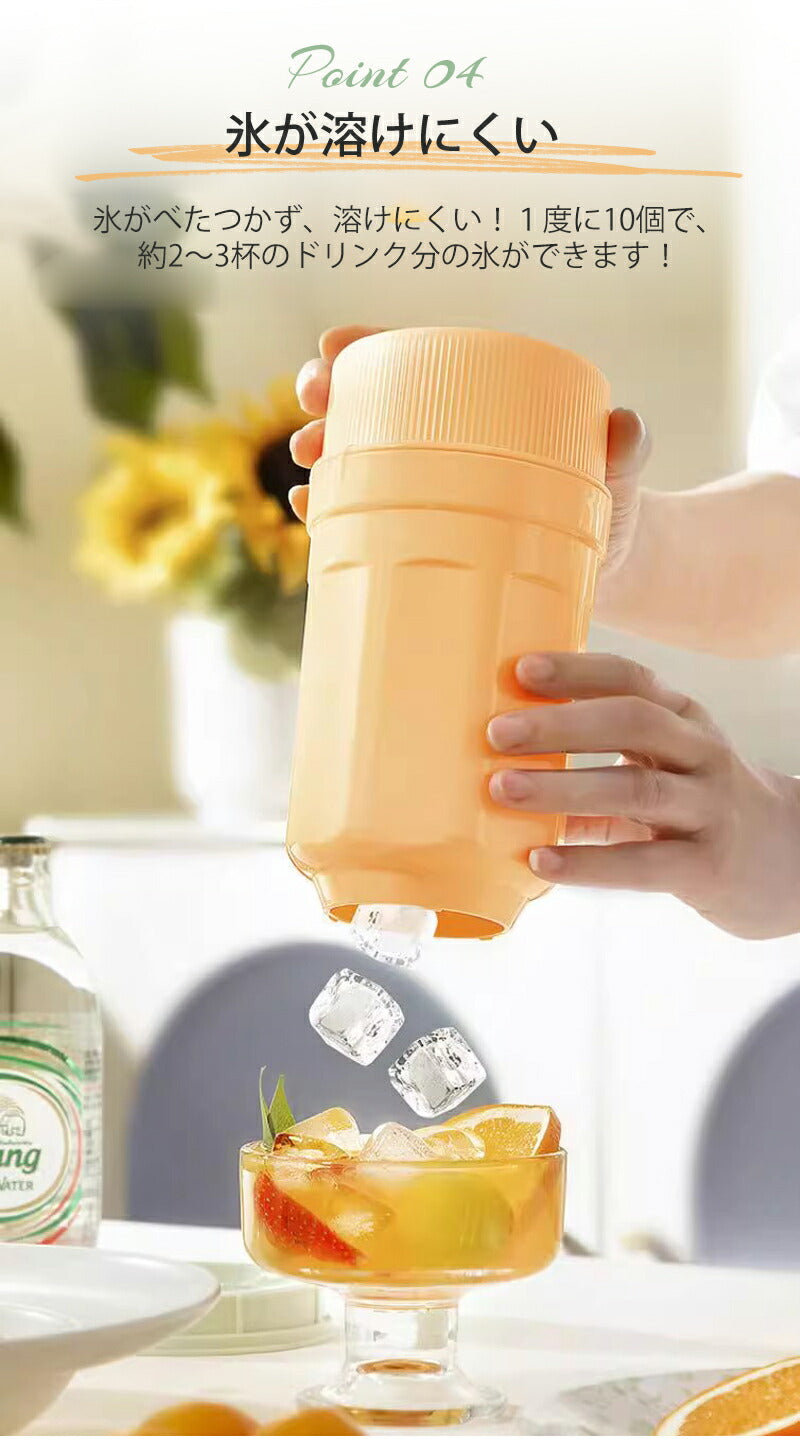 製氷器 製氷皿 回転式 大容量 アイストレー 透明蓋付 保存ケース 蓋付き 冷蔵庫専用 簡単に取り出す 漏れ防止 超低温耐性 夏休み 冷たい飲み物 ジュース 製 storage-0138