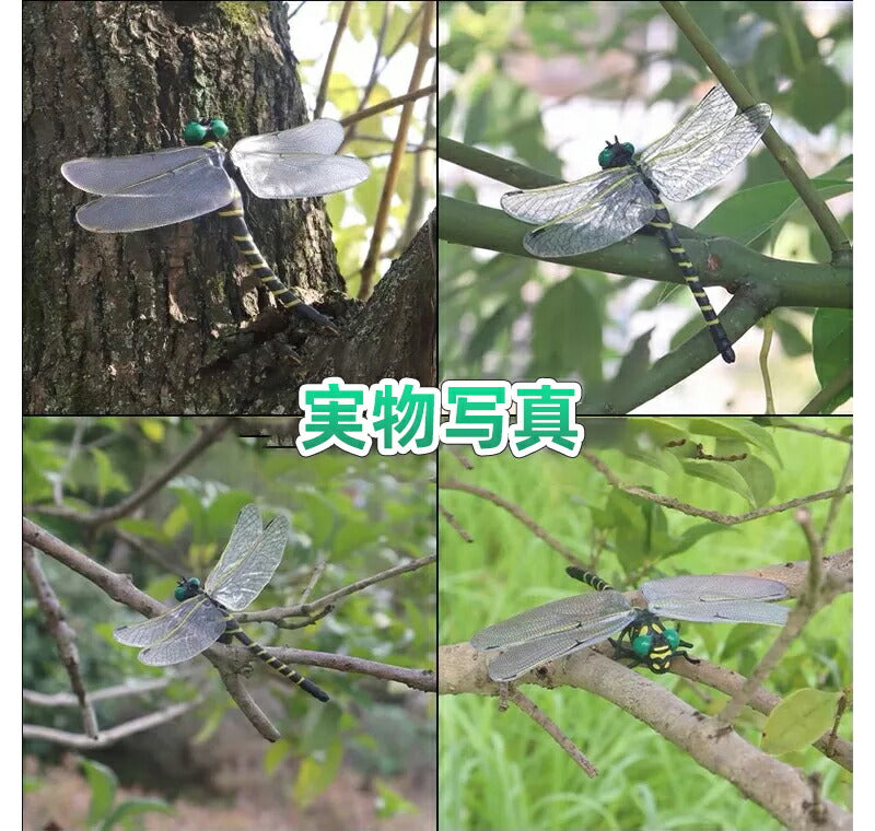 オニヤンマ おにやんま 虫除け 12cm 本物サイズ 蜂よけオニヤンマ 虫対策 おにやんまくん フィギュア リアル 蜻蛉 昆虫 虫 動物 模型 虫よけ トンボ  item-005