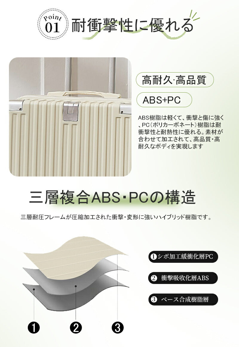 スーツケース キャリーケース sサイズ フロントオープン 機内持ち込み ドリンクホルダー 静音 軽量 前開き 小型 USBポート付き かわいい 旅行 出張 修学suitcase-022