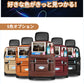 シートバックポケットカー用品  後部座席用 テーブル 大容量 防水 マルチテーブル 車内 スペース 収納ポケット テーブル タブレットホルダー 多機能 ポケットcarstorage-001