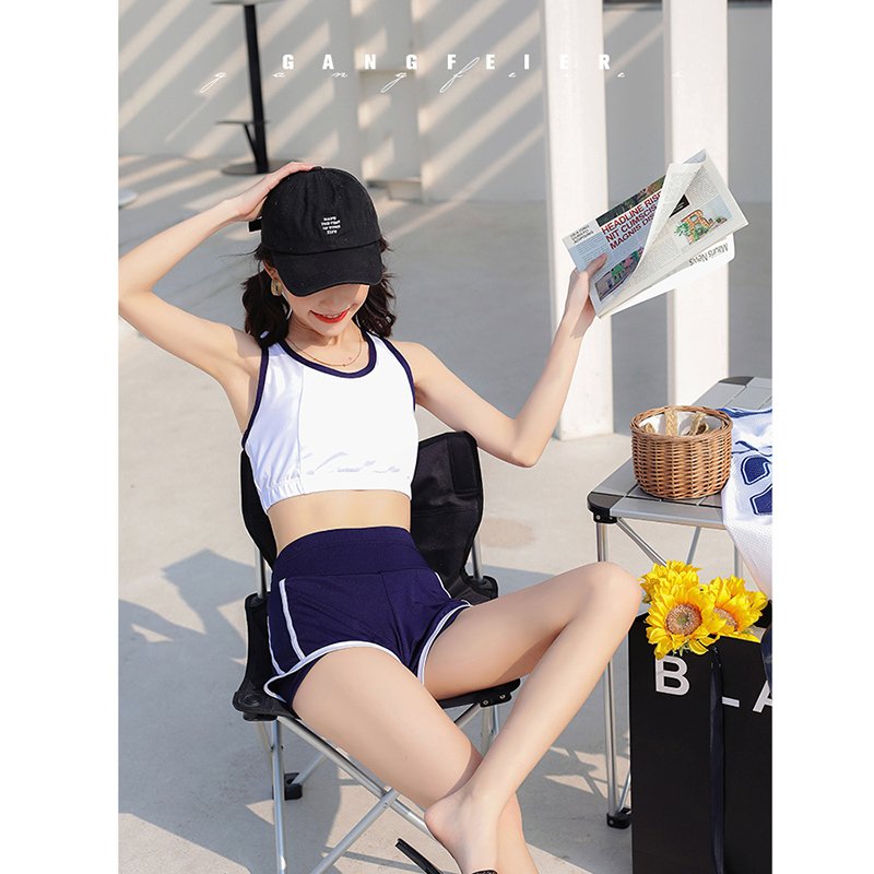 水着 中学生 水着 体型カバー 中学生 高校生 3点セット スポーティー 学生 韓国 プール 女の子 10代 20代 30代 海 可愛い おしゃれ 水着 レディ yy1003