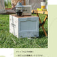 キャンプ コンテナ 収納ボックス 50L 高さ調節 キャスター付き 天板付き キャンプ テーブル アウトドアテーブル 折りたたみ テーブル キャンプ収納 コンパ foldbox-001