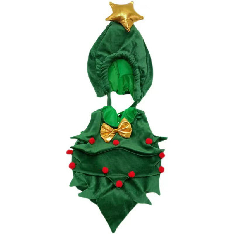 【送料無料】 クリスマスツリー コスプレ サンタコスプレ 子供用 コスチューム コスプレ 衣装 ロンーパス ベビーサンタ サンタ服 キッズ 子供服 ベビー服 サkidsanta-003