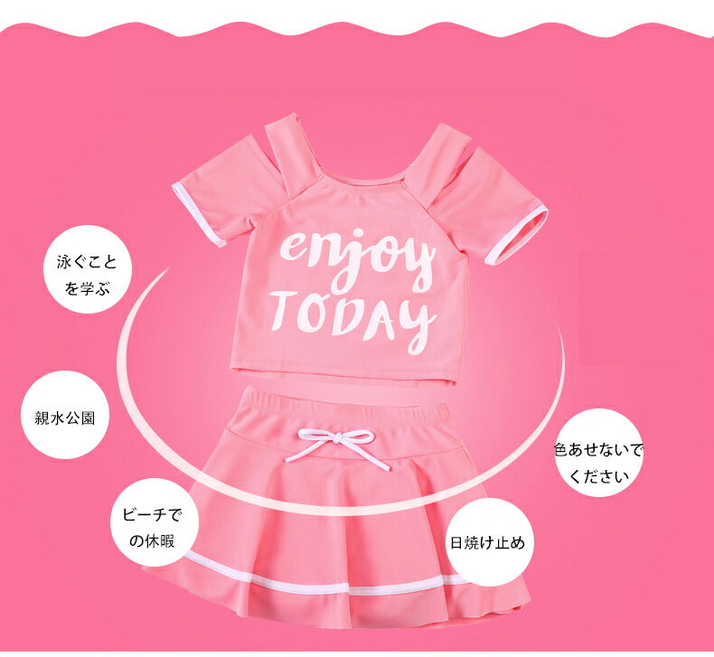 キッズ 水着 女の子 セパレートキッズ 子供水着 子供 水着 セパレート ワンピース ジュニア 水着 女の子 セパレート 女の子 水着 キッズ 水 swimsuit-016