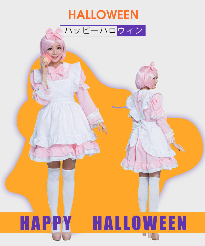 【ハロウイン コスチューム】コスプレ メイド服　女の子 ダンス パーティーハロウィン　キッズドレス ハロウイン　コスプレ メイド服 コスプレ 衣装 コスチュームetwsj0003