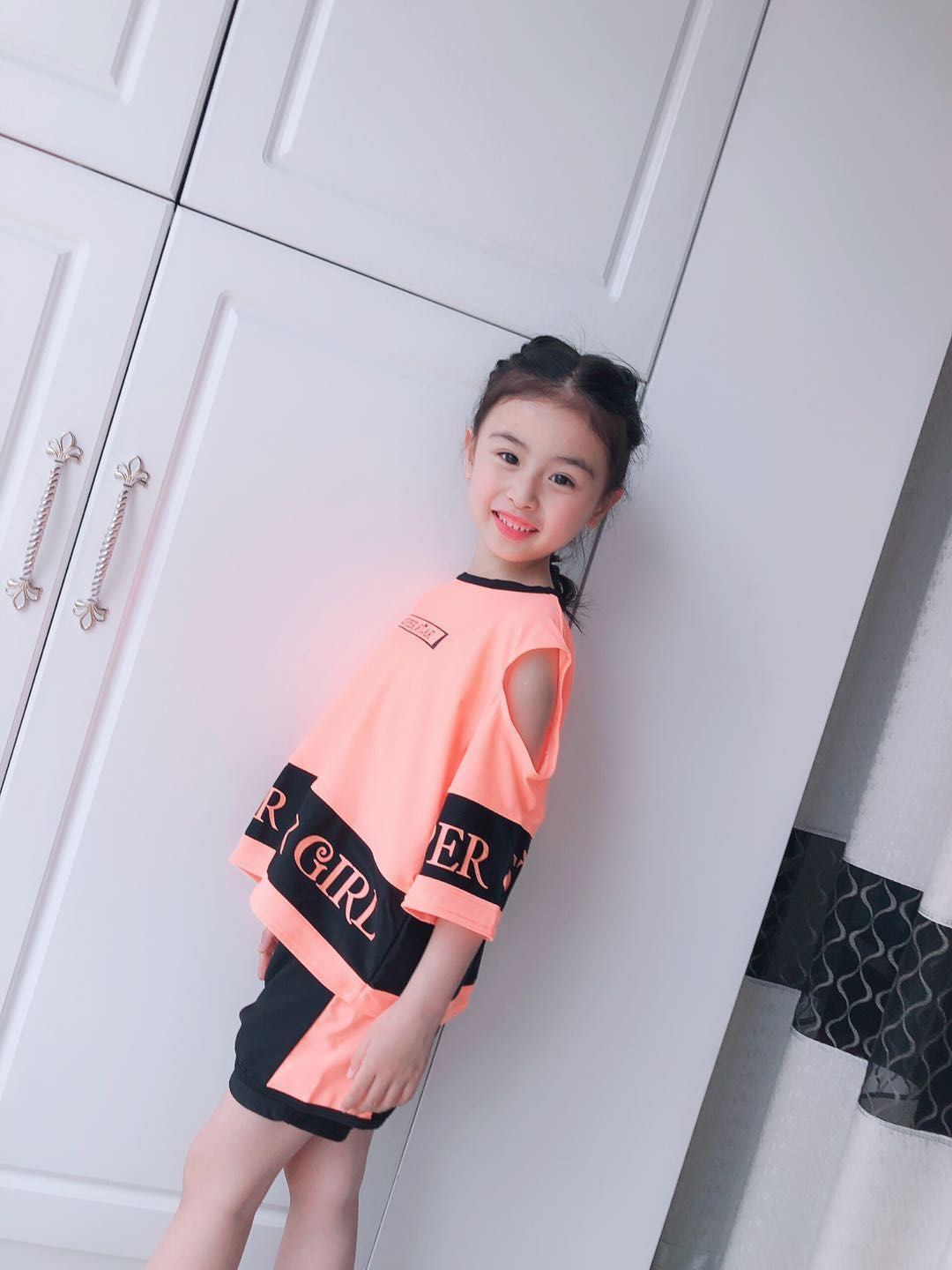 一部即納 水着 キッズ 女の子 セパレート スイムウェア ラッシュガード 半袖 パンツ スイムスーツ ビーチウェア 水泳 スクール水着 キッズ ジュニア 練習着 swimsuit-010