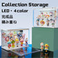 フィギュアケース コレクションケース LEDライト 収納 高品質 コレクション ボックス クリアケース 透明展示ケース 積み重ね可能 扉付き 完成品 透明 アク ss27